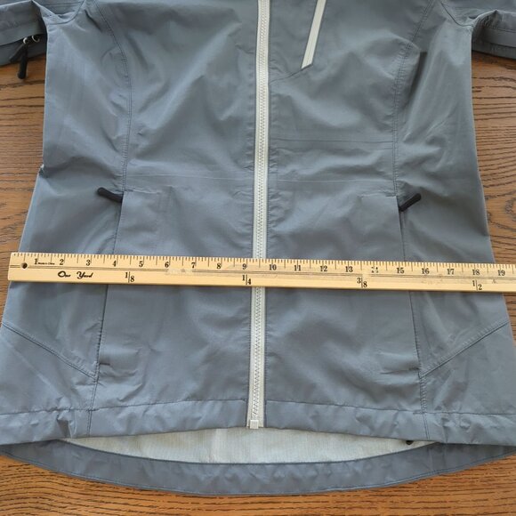 Little Donkey Andy long sleeve zipper front hooded high low lightweight Jacket S - Picture 12 of 16